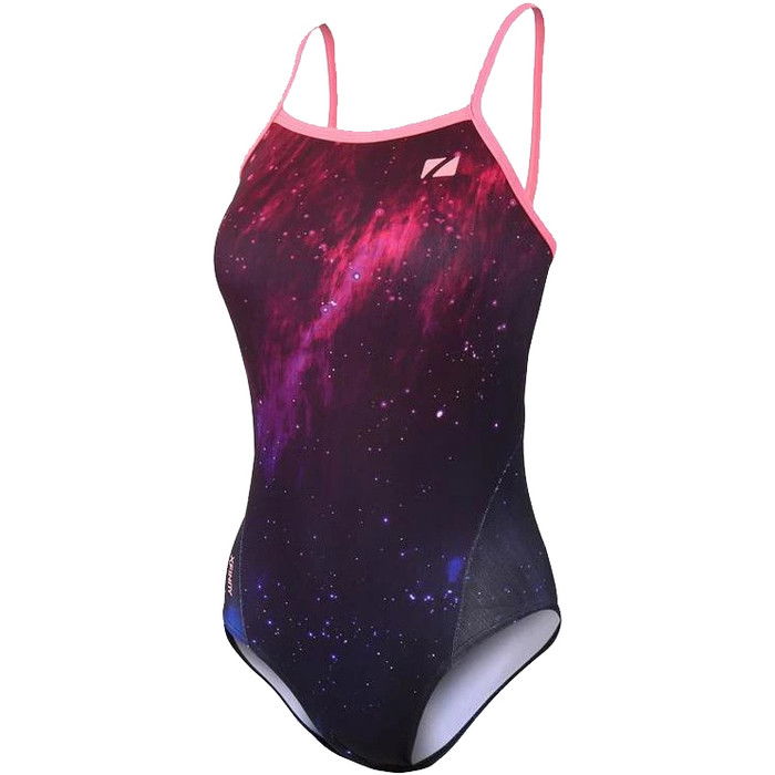 2023 Zone3 Cosmic 2 0 Colour Blast Strap Back Swimsuit SW18WCOS